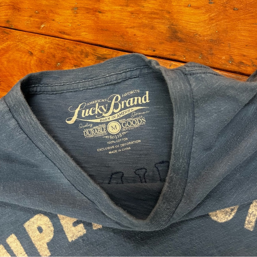 Triumph / Lucky Brand “Supersport Tiger T-110” vintage slub tee. EUC - Picture 4 of 5